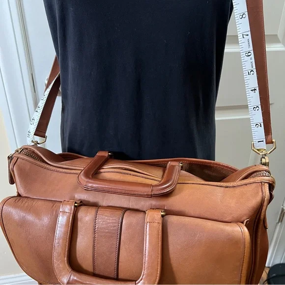 Vintage Coach Harrison Brown Leather Briefcase 5283 - Picture 3 of 16